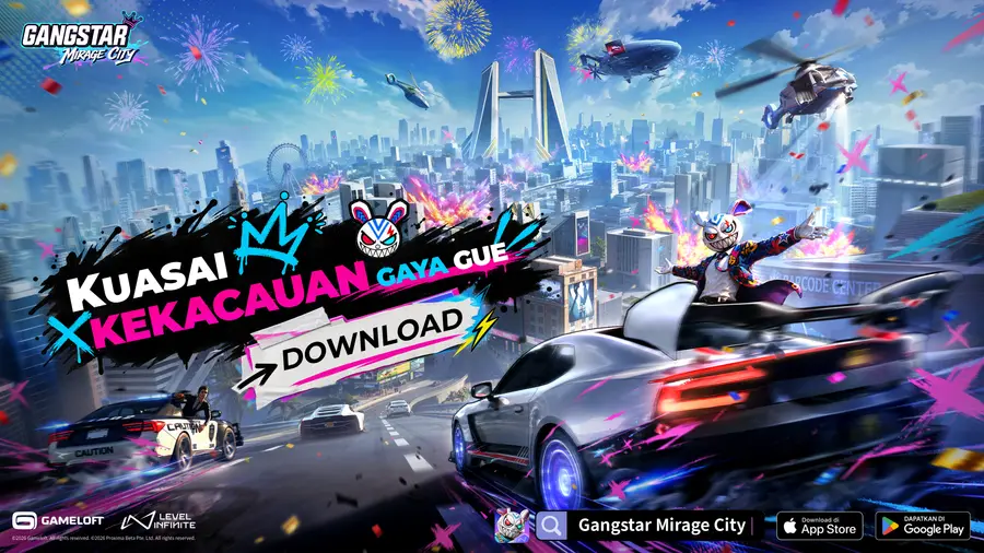 Gangstar Mirage City Resmi Hadir di Indonesia dan Tembus 30 Juta Pemain