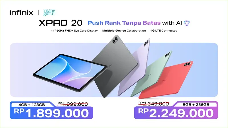 Infinix Luncurkan XPAD 20 dan Perangkat IoT Terbaru di Indonesia