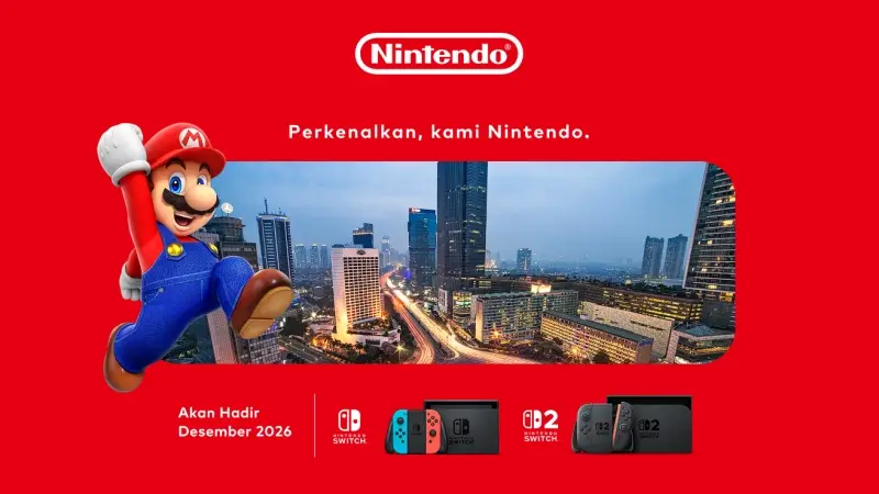 Nintendo Resmi Hadir di Indonesia Desember 2026
