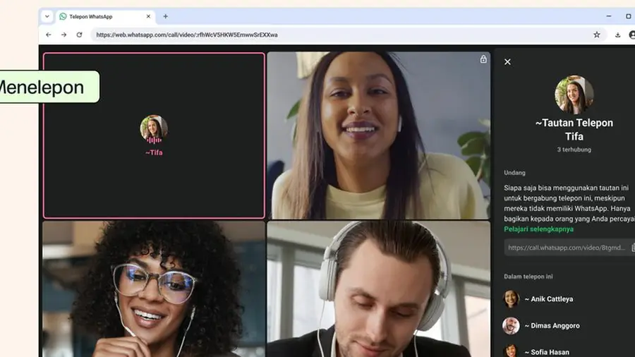 Cara Telepon WhatsApp Tanpa Akun Dengan Fitur Guest Calling