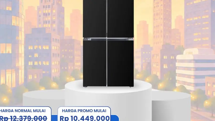 Diskon Menarik Kulkas Polytron di Transmart Full Day Sale