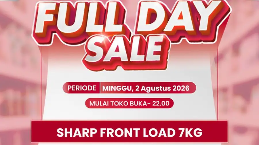 Diskon Menarik Mesin Cuci di Transmart Full Day Sale