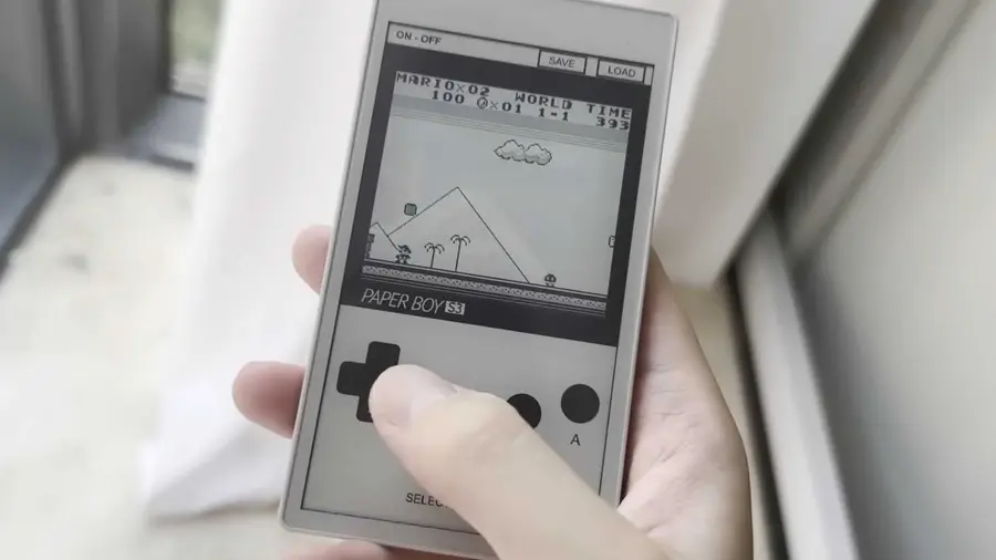 Inovasi Emulator Game Boy Menggunakan Layar E-Ink yang Menarik Perhatian