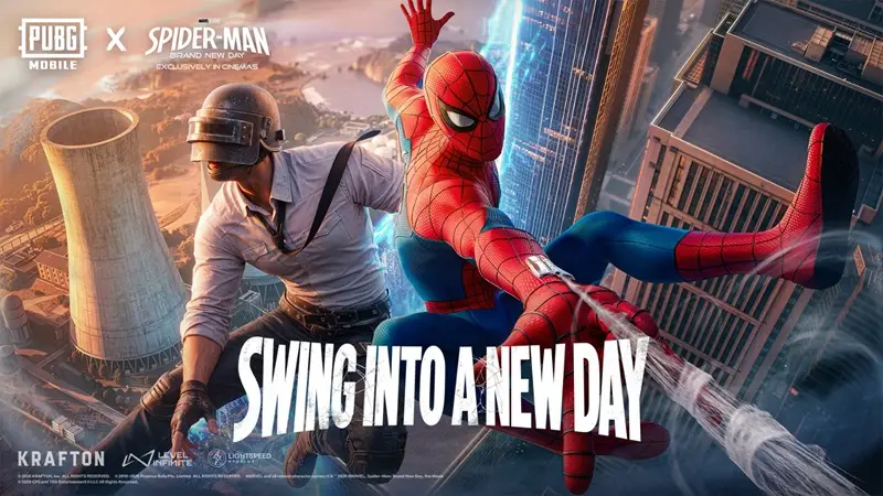 Kolaborasi PUBG MOBILE dan Spider-Man Hadir di Update Versi 4.5