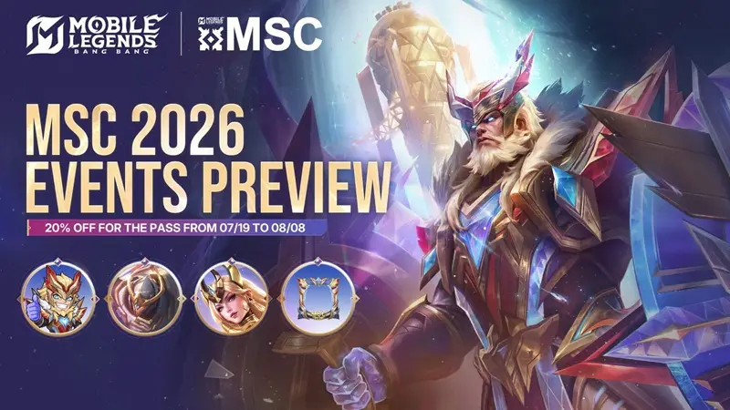 MSC Pass MLBB 2026 Hadir dengan Skin Eksklusif Baxia dan Hadiah Menarik