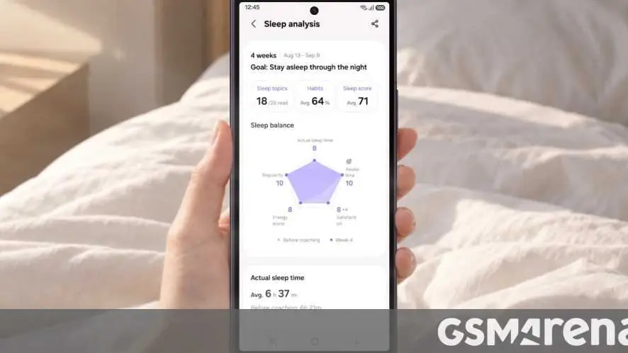 Samsung Health Enhances Sleep and Running Coaching Features
