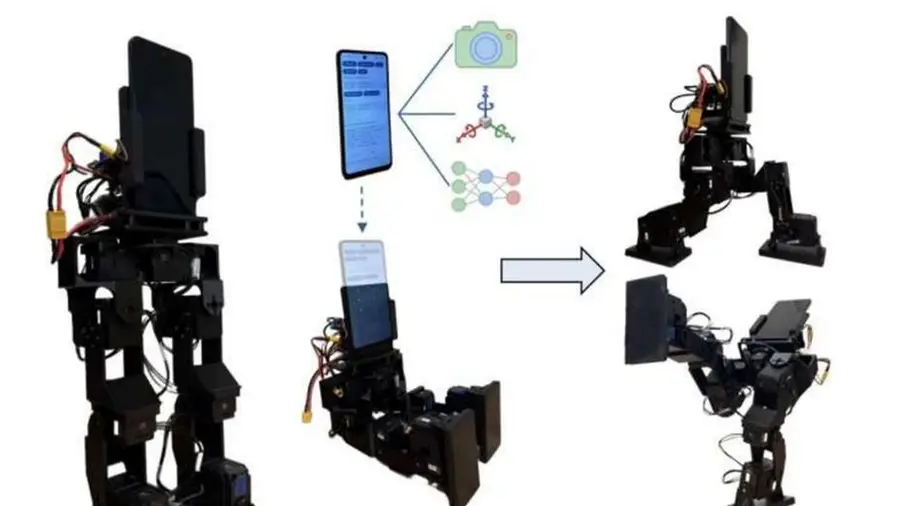 Transformasi Smartphone Bekas Menjadi Robot Berkaki Inovatif