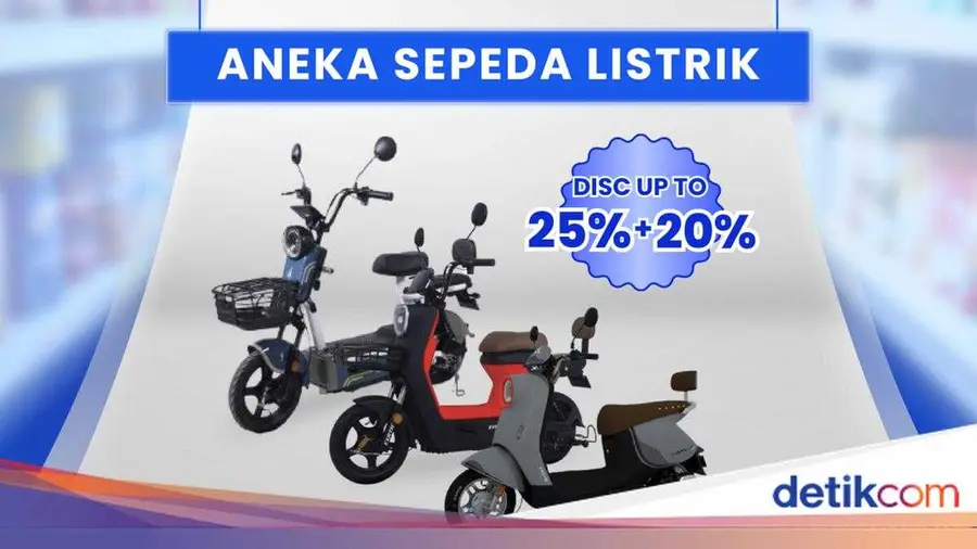 Transmart Gelar Diskon Menarik untuk Sepeda Listrik