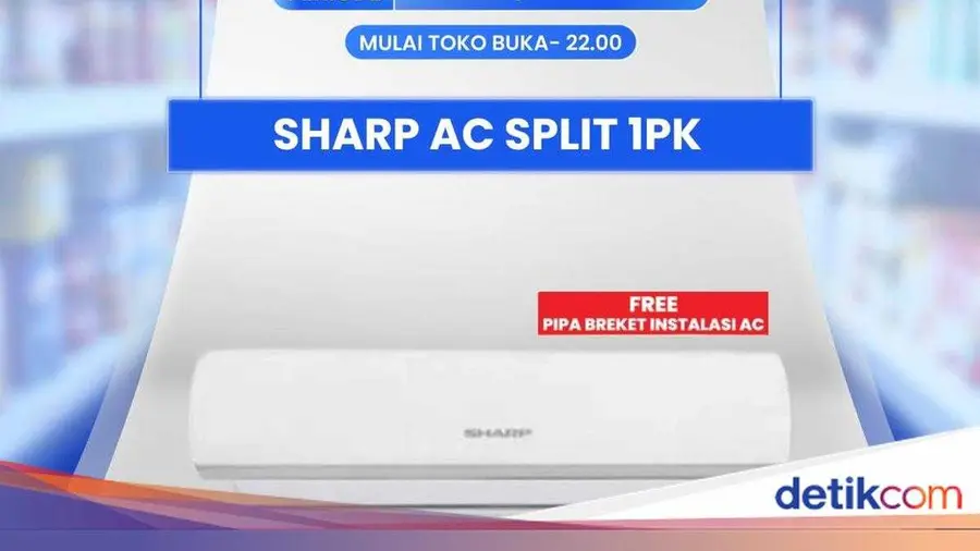 Transmart Gelar Full Day Sale dengan Diskon AC Split Sharp 1 PK