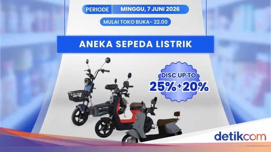 Transmart Gelar Full Day Sale, Diskon Besar untuk Sepeda Listrik