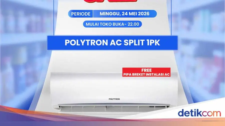 Transmart Gelar Full Day Sale, Diskon Menarik untuk AC Polytron 1 PK