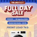 Diskon Menarik untuk Mesin Cuci di Transmart Full Day Sale