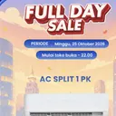 Diskon Menggiurkan AC Split 1 PK di Transmart Full Day Sale