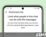 Fitur Restricted Chat WhatsApp Kini Tersedia untuk Pengguna Beta