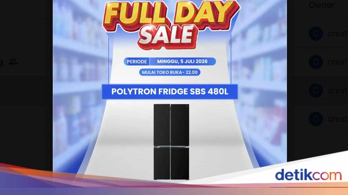 Big Discounts on Polytron 480L Refrigerator at Transmart Sale