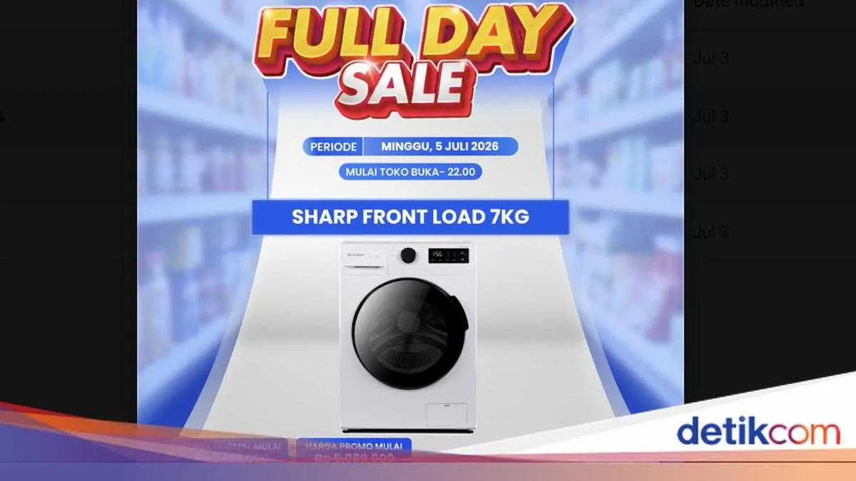 Sharp 7kg Front Load Washer Discount at Transmart Sale
