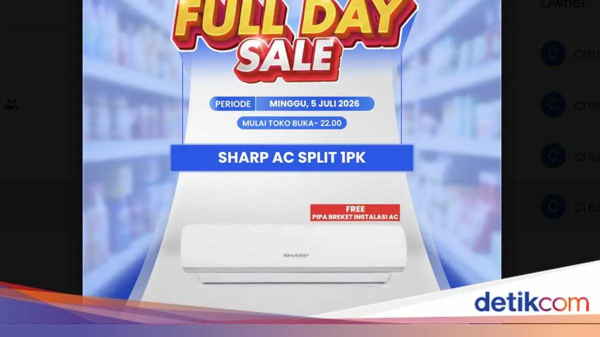 Sharp 1 PK Split AC Discounts at Transmart Sale Event