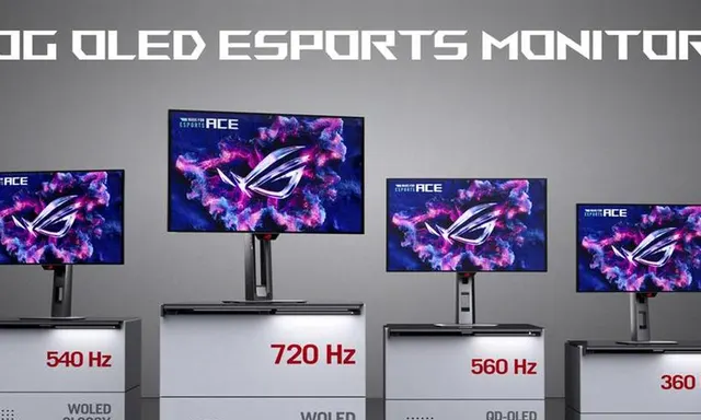 Asus Luncurkan Monitor OLED 720Hz dan Router WiFi 8 Terbaru