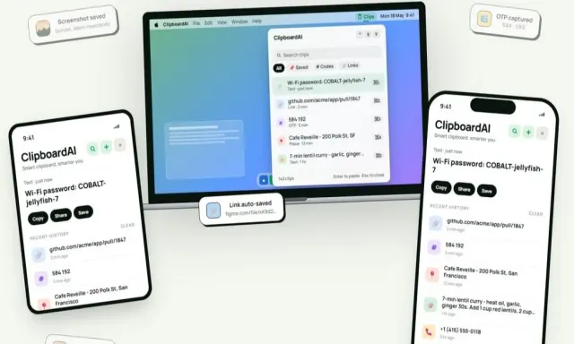 Efficient Clipboard Management with ClipboardAI for iOS and macOS