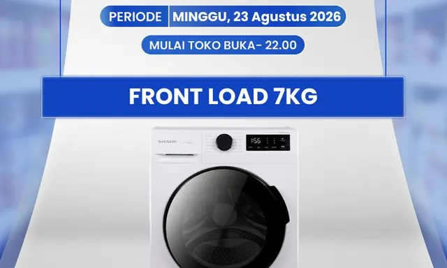 Diskon Menarik Mesin Cuci Front Load di Transmart
