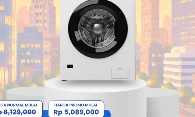 Diskon Mesin Cuci Front Load 7KG di Transmart Oktober 2026