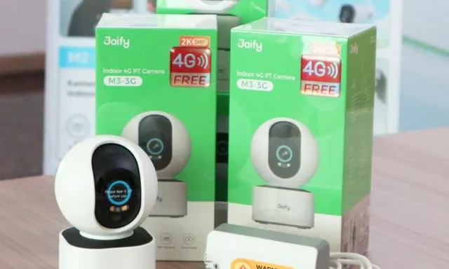 Jaify M3-3G, CCTV 4G Tanpa Wi-Fi untuk Keamanan Praktis