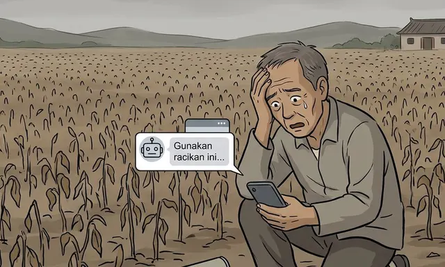 Kisah Tragis Petani China yang Percaya AI dan Gagal Panen