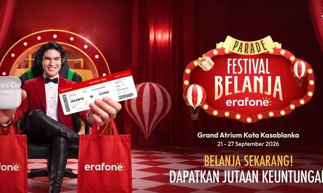 Parade Festival Belanja Erafone 2026, Diskon Menarik di Jakarta