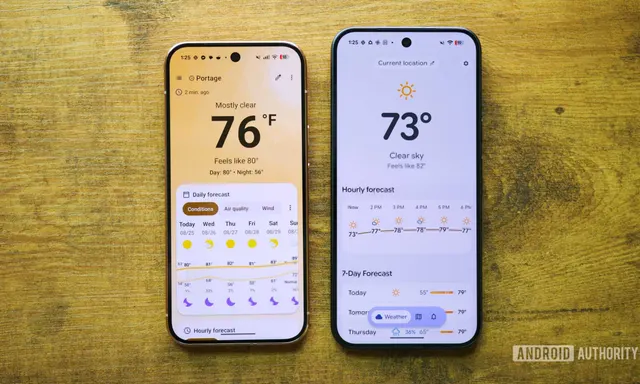 Comparing Breezy Weather and Gradient Weather Apps for Android