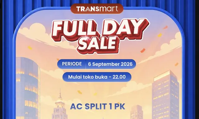 Promo AC Split 1 PK Hemat di Transmart Hari Ini