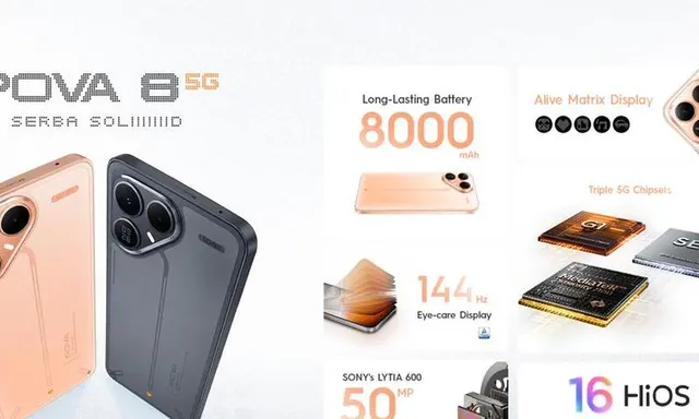 Spesifikasi dan Harga Tecno Pova 8 5G di Indonesia